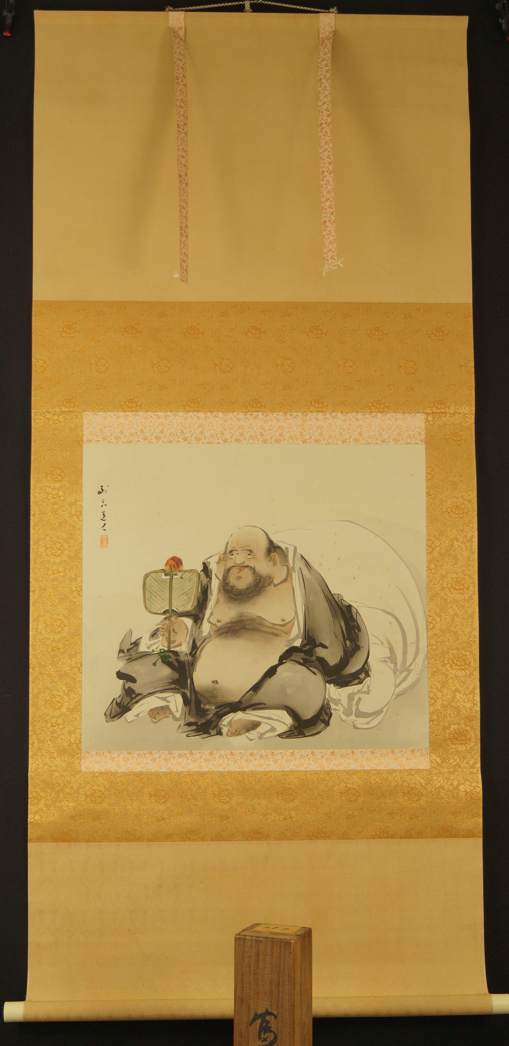Kakemono Hotei Full View Hanging Scroll