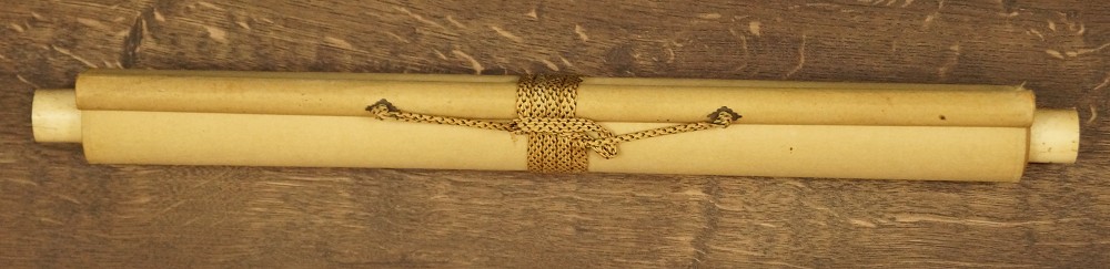 Bodhidharma Kakemono Rolled Up