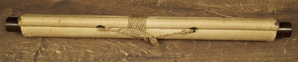 Lotus Hanging Scroll Rolled Up