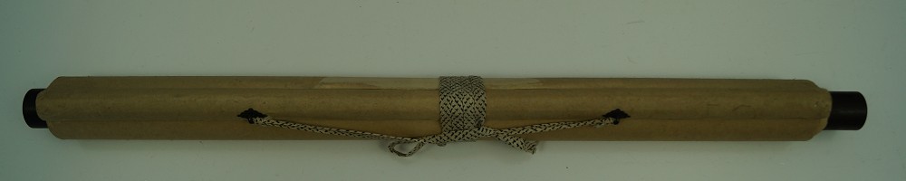 Kalligrafie Druck Kakemono zusammengerollt