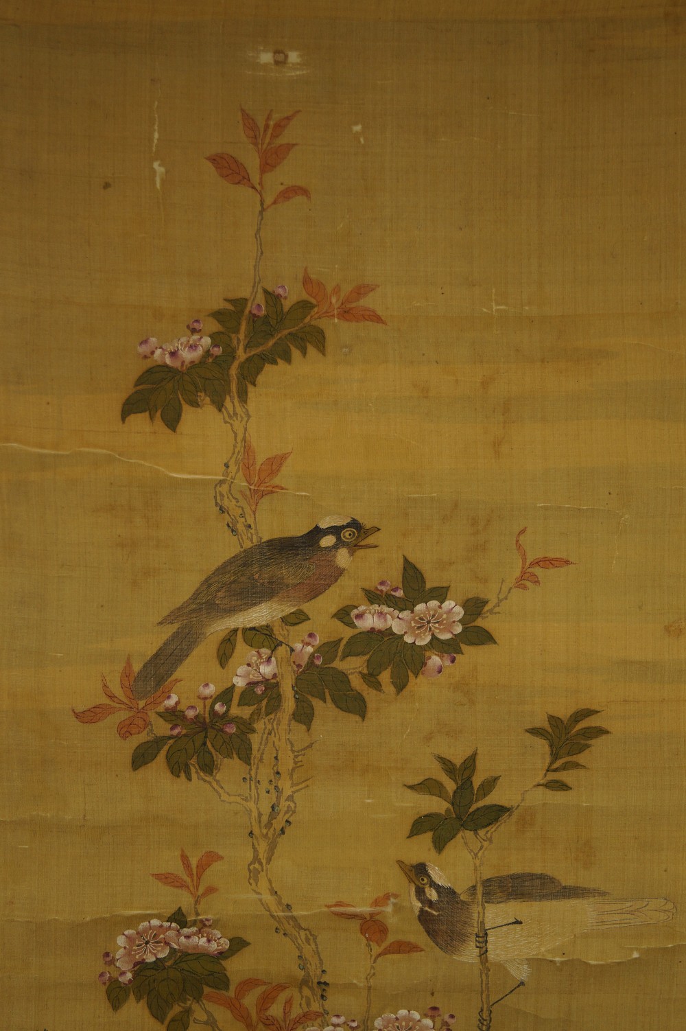 Vögel und Blumen - Japanisches Rollbild (Kakejiku, Kakemono)