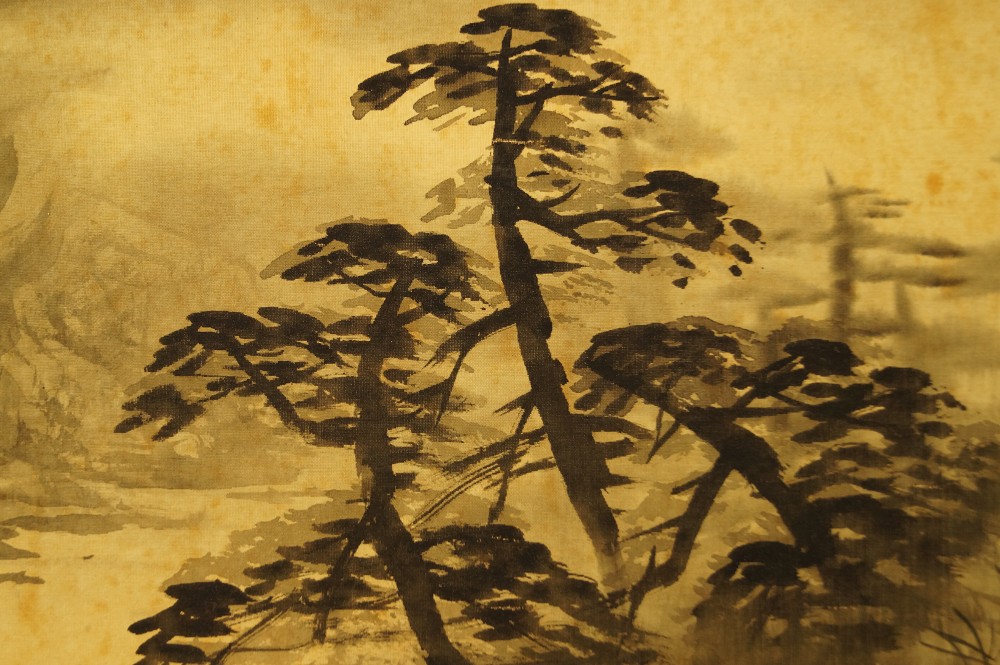 Landschafts Kakemono Landschaft Nahaufnahme 4
