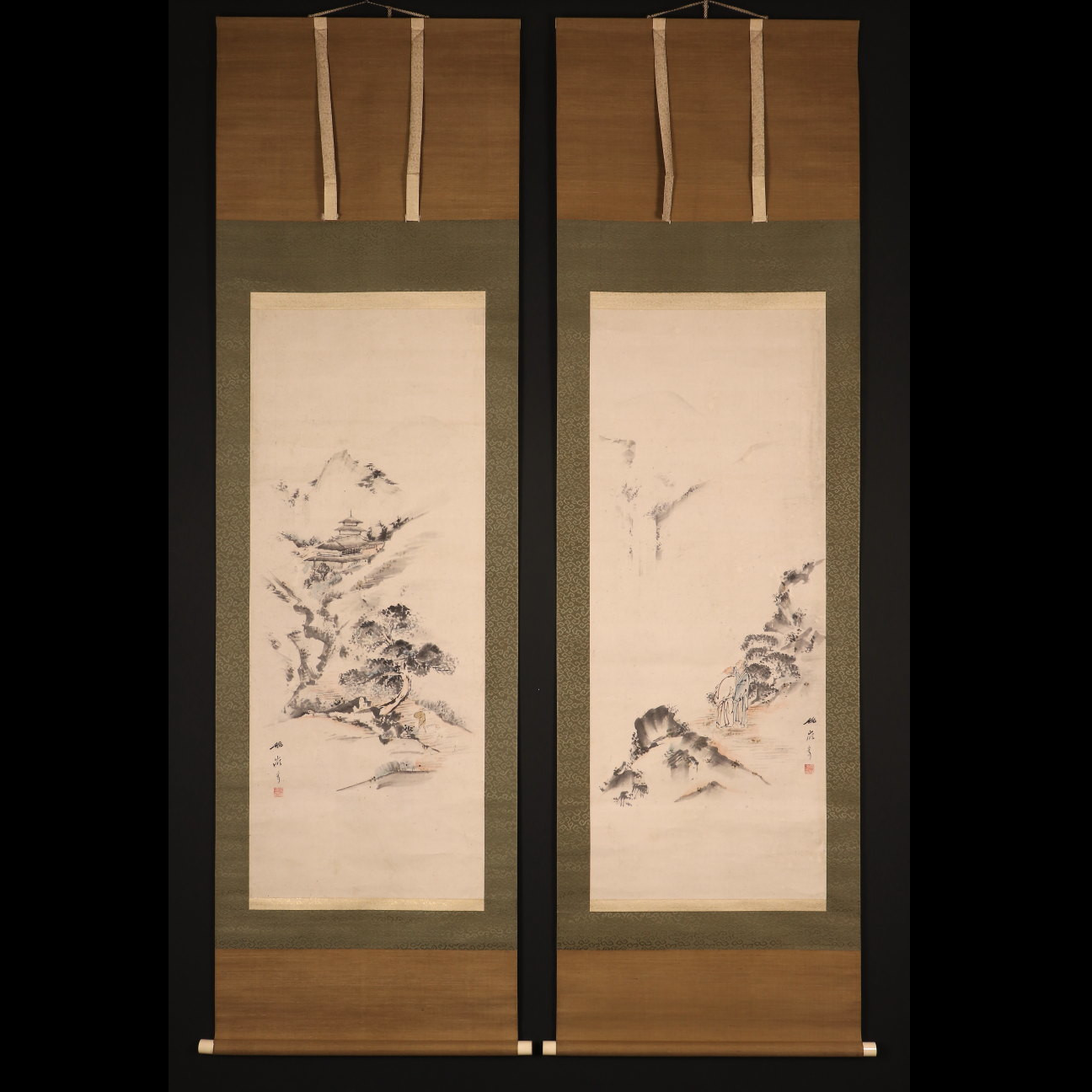 Landschaft von Hijikata Torej Set Gesamtansicht Rollbilder