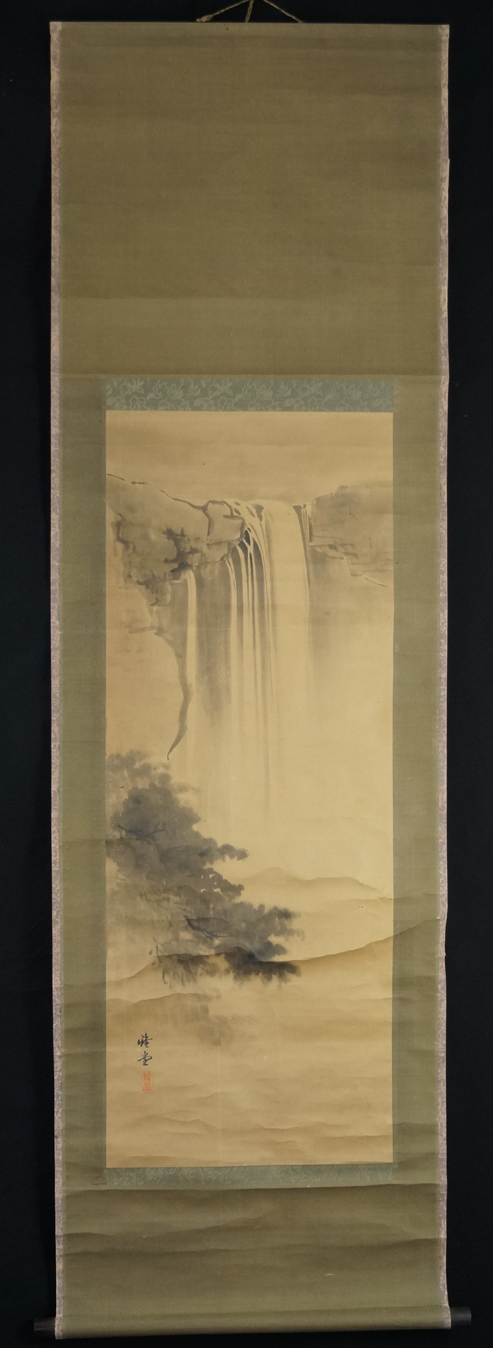 Wasserfall Gesamtansicht Rollbild