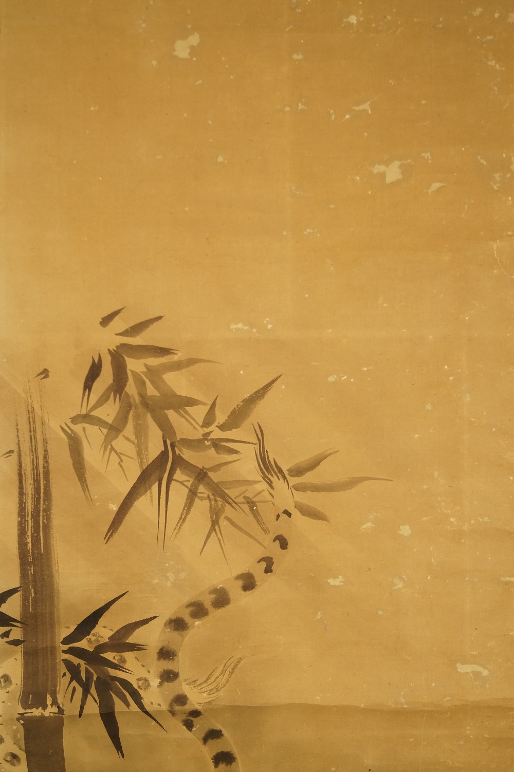 Two Playing Tigers by Tanaka Koga Bamboo and Tail Close-Up 1