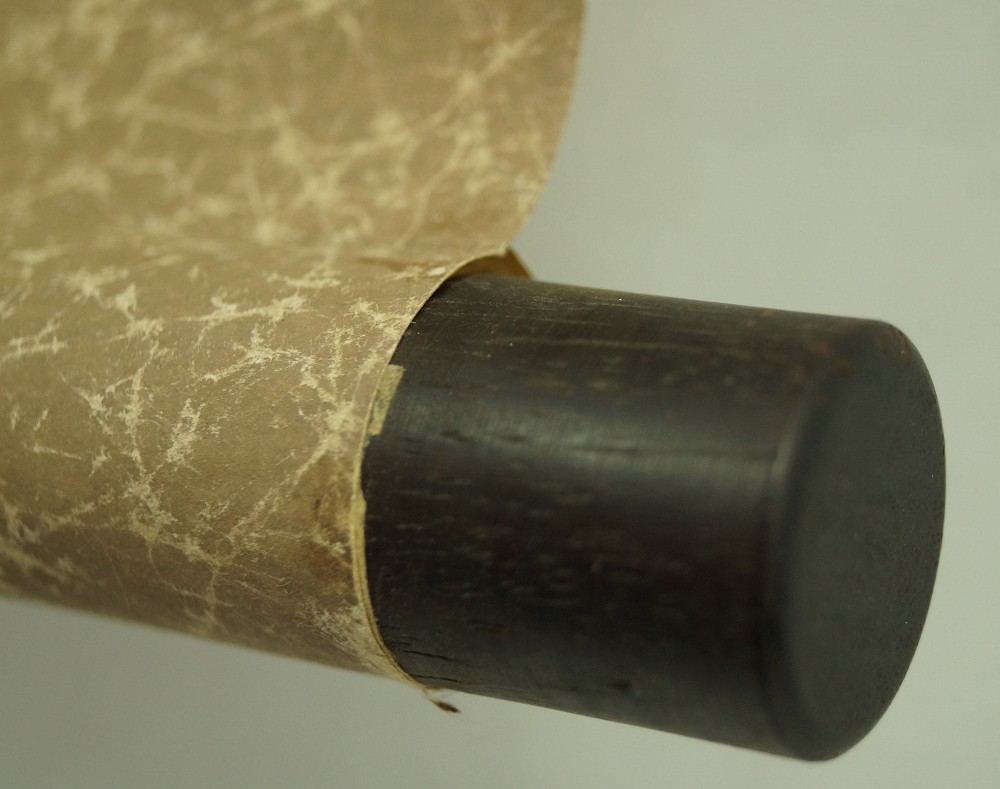 Kalligrafie Druck Rollendetail