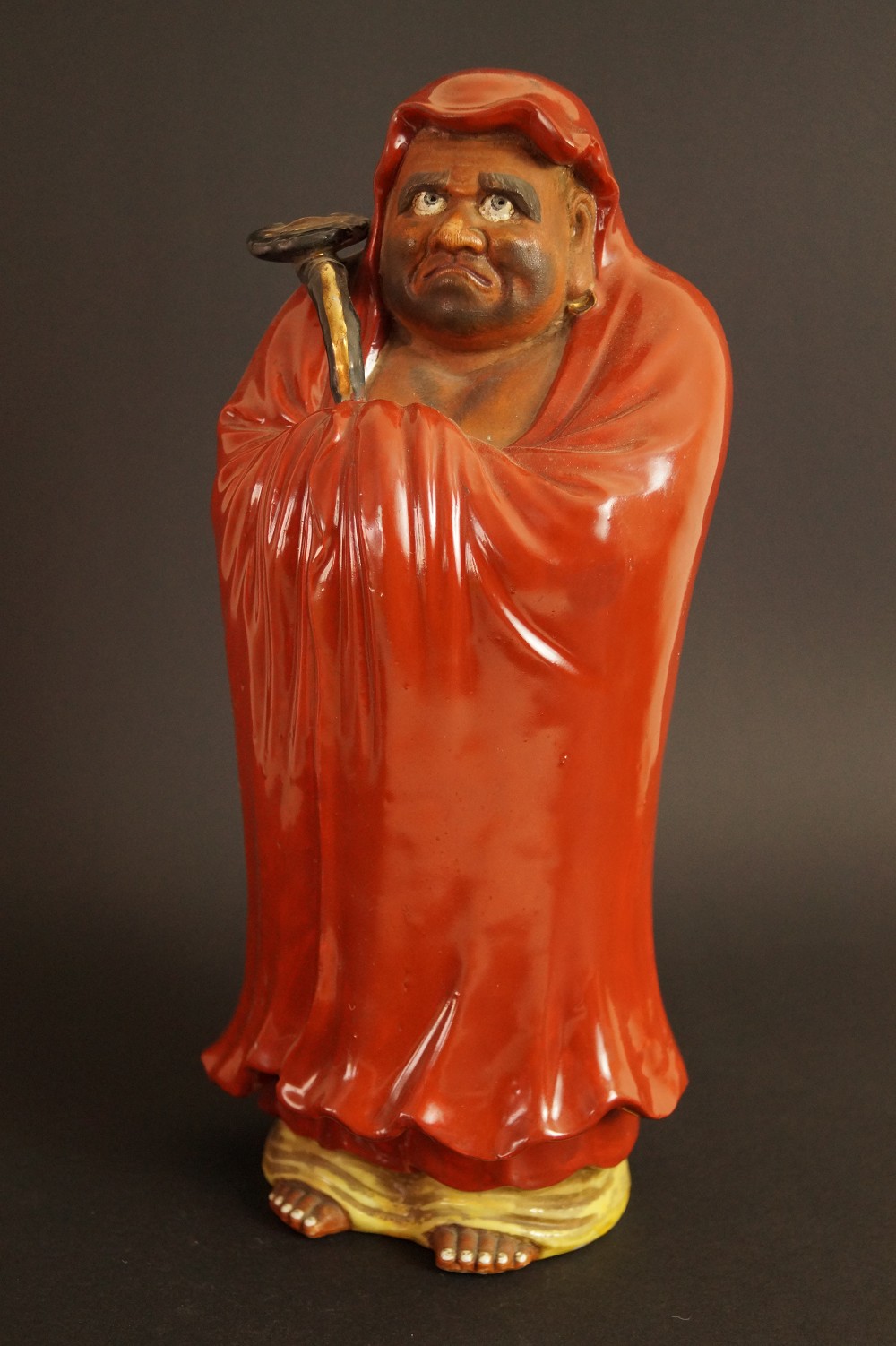 Bodhidharma Daruma Kutani figure front view
