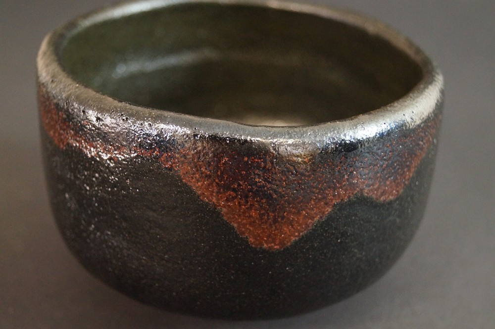 Chawan Raku Ware by Shien Takeda Side View 2