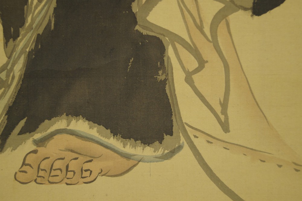 Hotei Hanging Scroll Hotei Motif Close-Up 5
