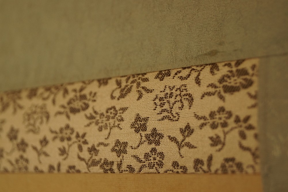 Berge Kakemono Montierungsdetail