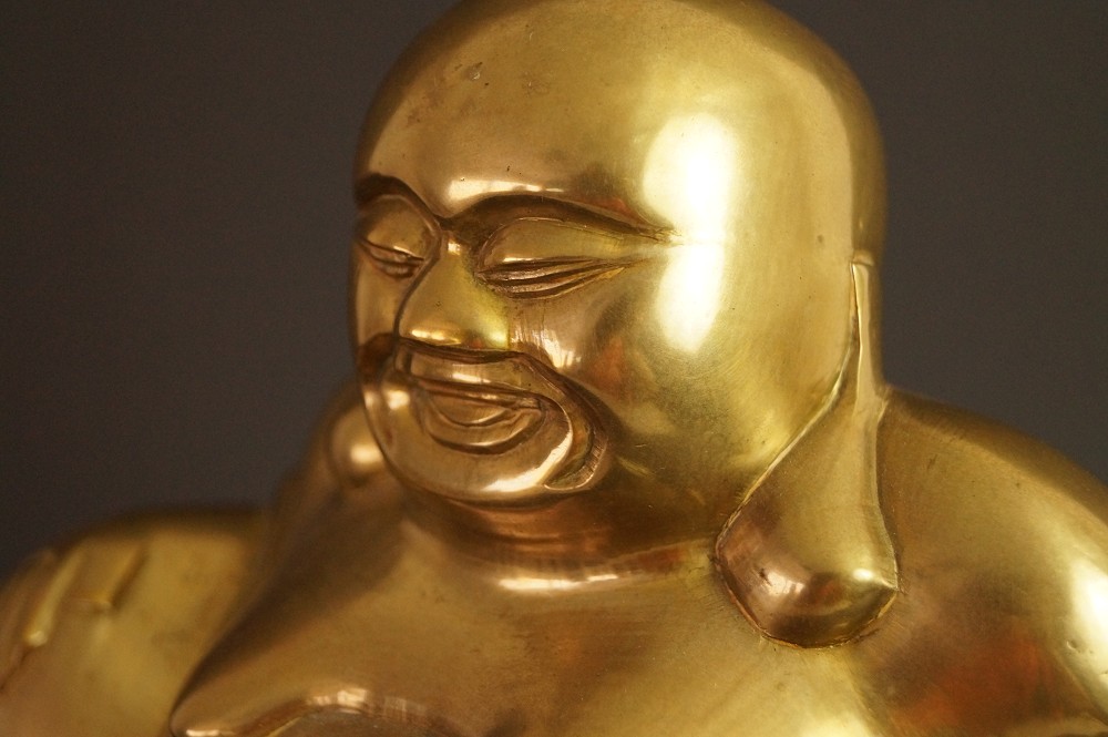 Hotei Figure Face Motif Close-Up 2