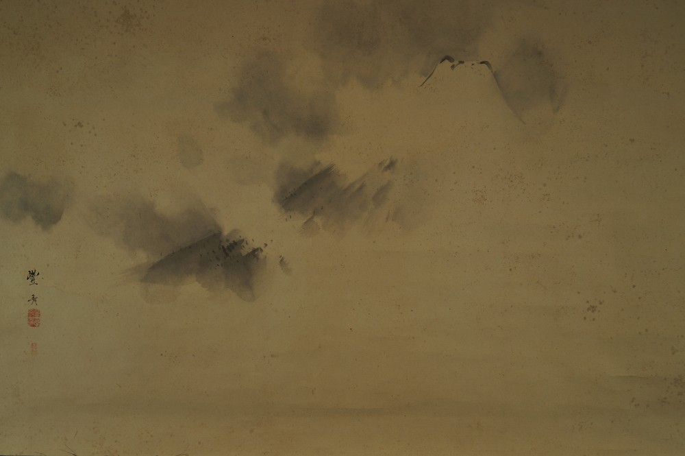 Berg Fuji von Toyohiko Okamoto Gesamtmotiv ohne Rahmung