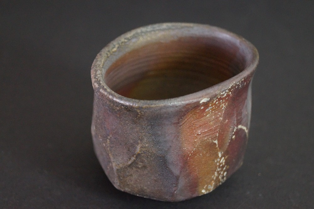 Bizen Guinomi by Namba Sojo Side View 2