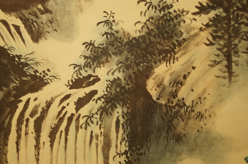 Landschafts Kakemono Landschaft Nahaufnahme 4