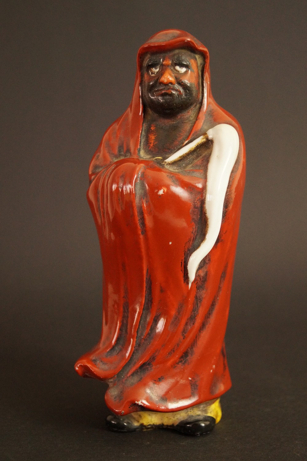 Bodhidharma Daruma Kutani Ware Figure Front View