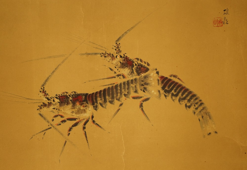 Two Crayfish Full Motif Without Mounting