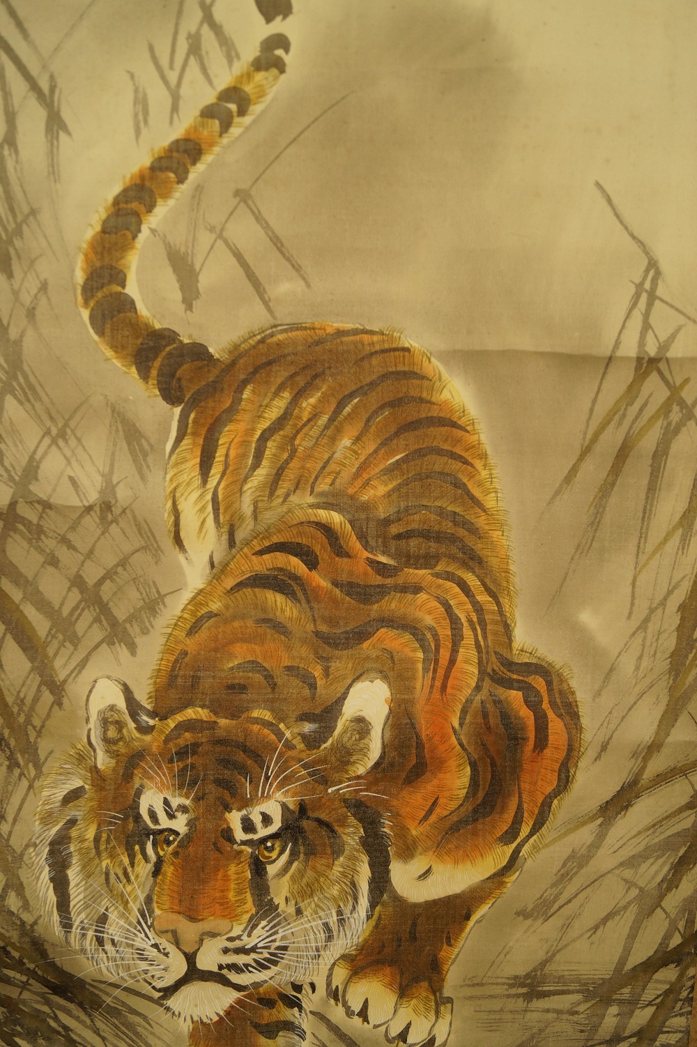 Tiger kakemono tiger motif close-up 1