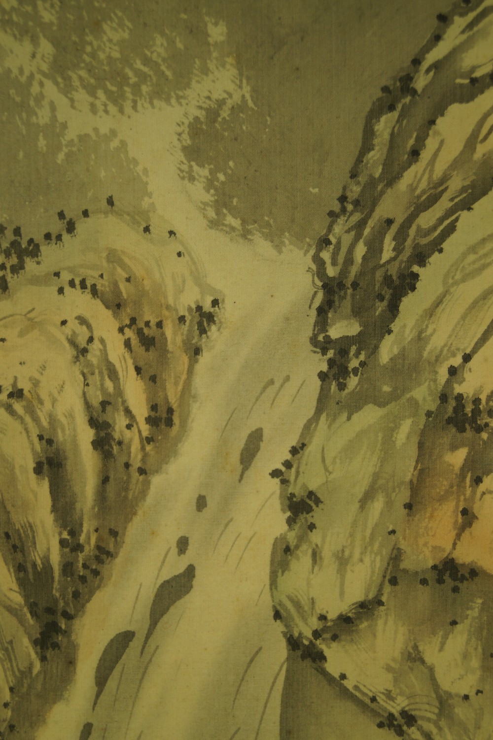 Landschaft Wasserfall Motiv Nahaufnahme 2