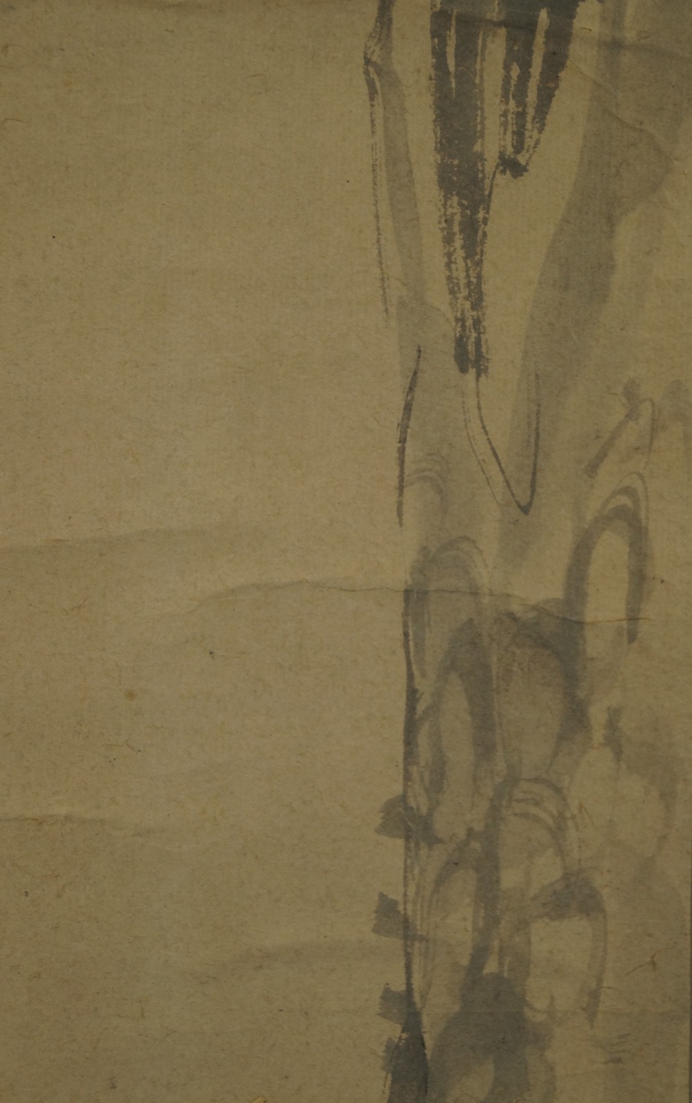Kakemono Pine Rock Motif Close-Up 3