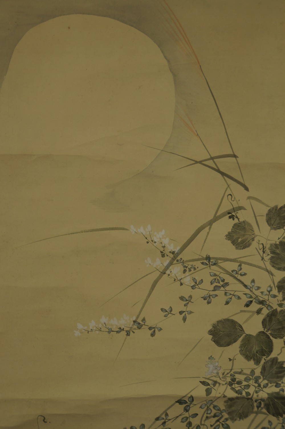 Graeser im Mondschein von Shodo Mond-Motiv Nahaufnahme 2