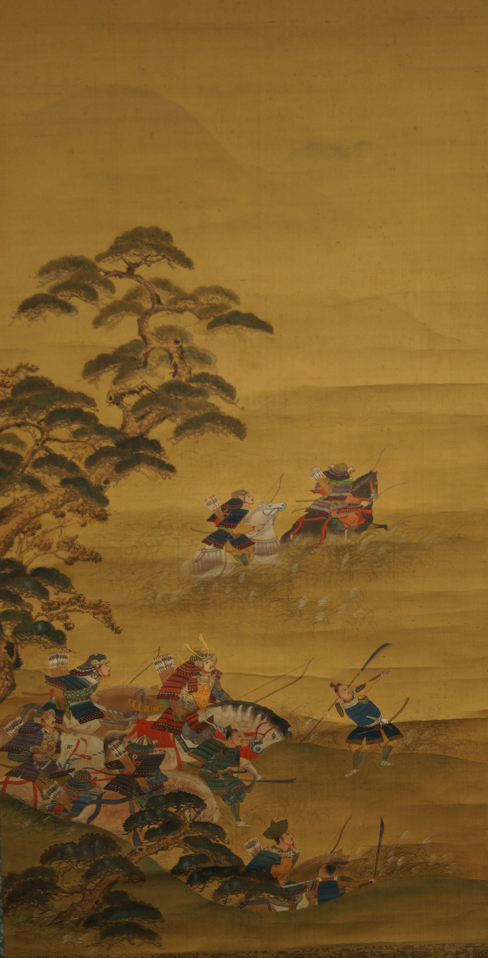 Samurai Warrior by Tosa Mitsuzane Hanging Scroll 1 Motif Close-Up 1