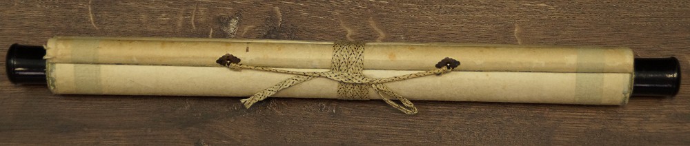 Crow by Ishirei Okada Kakemono Rolled Up