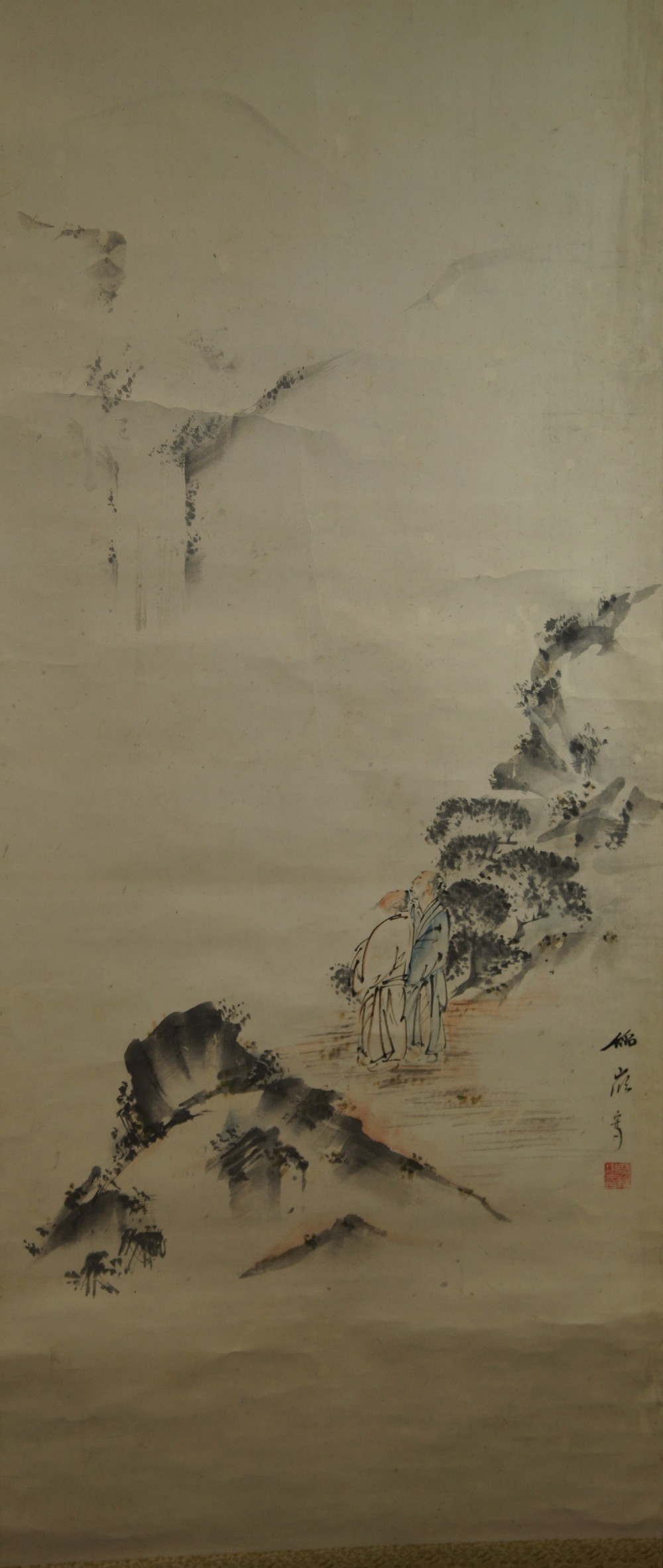 Landschaft von Hijikata Torej Rollbild 2 Gesamtmotiv