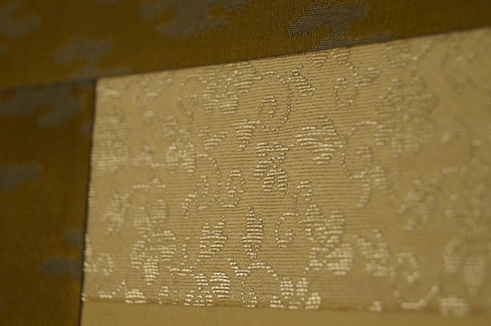 Landschafts-Kakemono Montierungsdetail