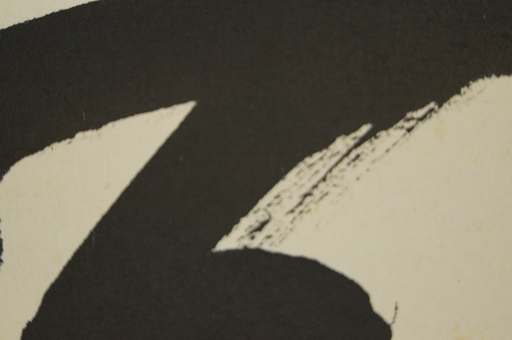 Zen Kalligrafie Traum von Bokuo Seki Pinselfuehrung Nahaufnahme 4