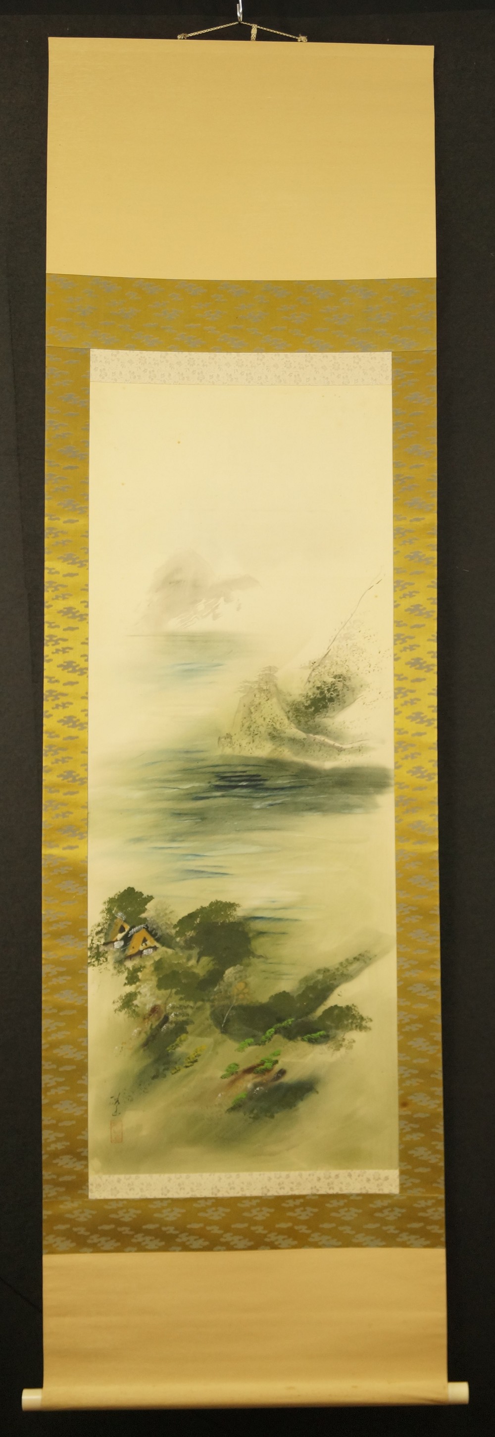 Landschafts-Kakemono Gesamtansicht Rollbild