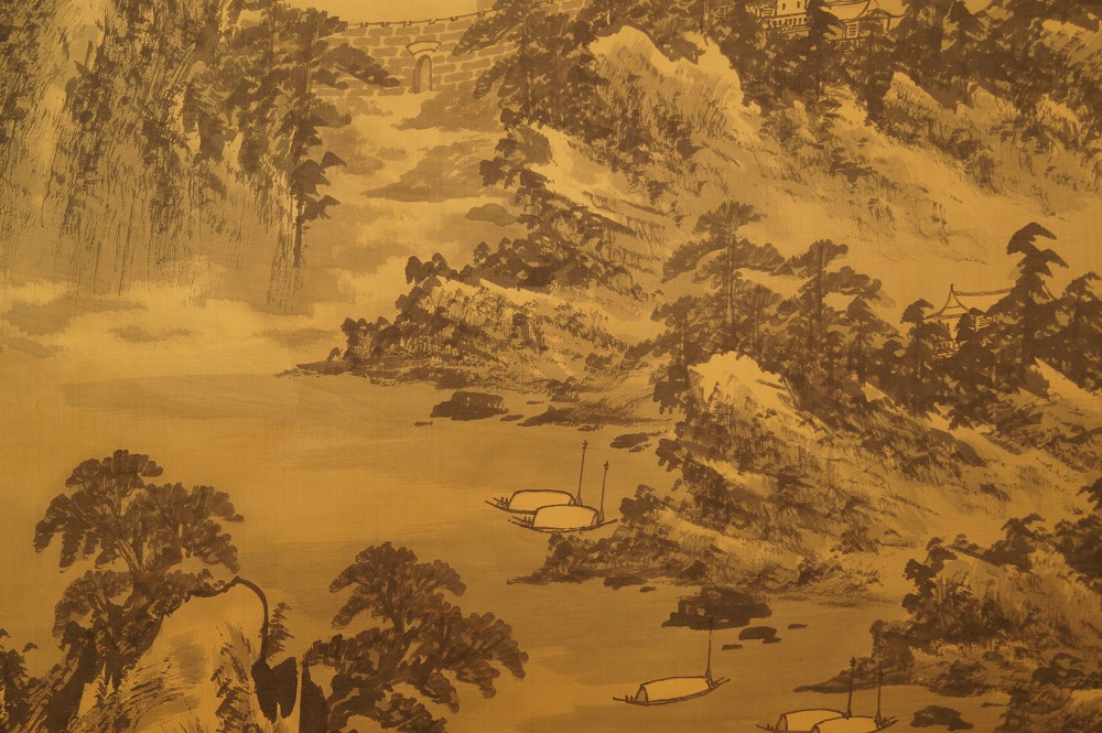 Landschafts Kakemono XXL Landschaft Nahaufnahme 3
