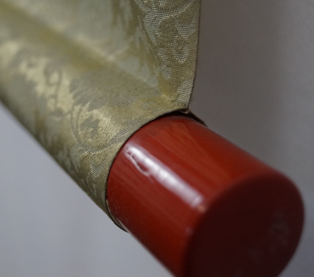 Beauty Crossing the River Scroll Detail