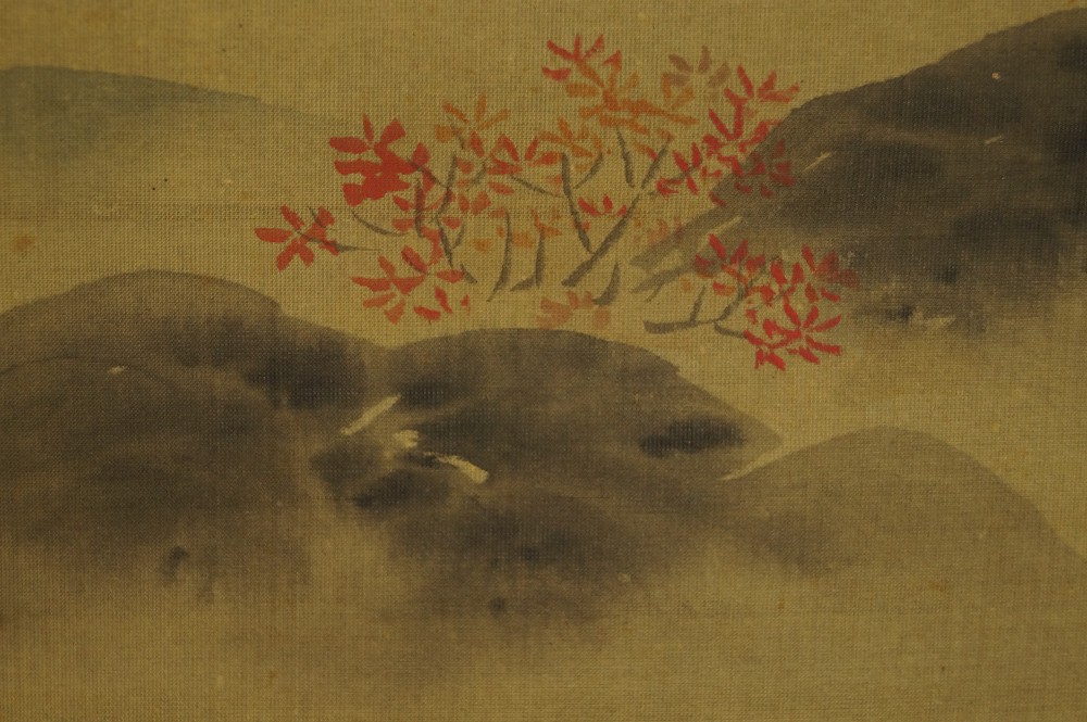 Fuji-san von Kano Ryusetsu Berg-Motiv Nahaufnahme