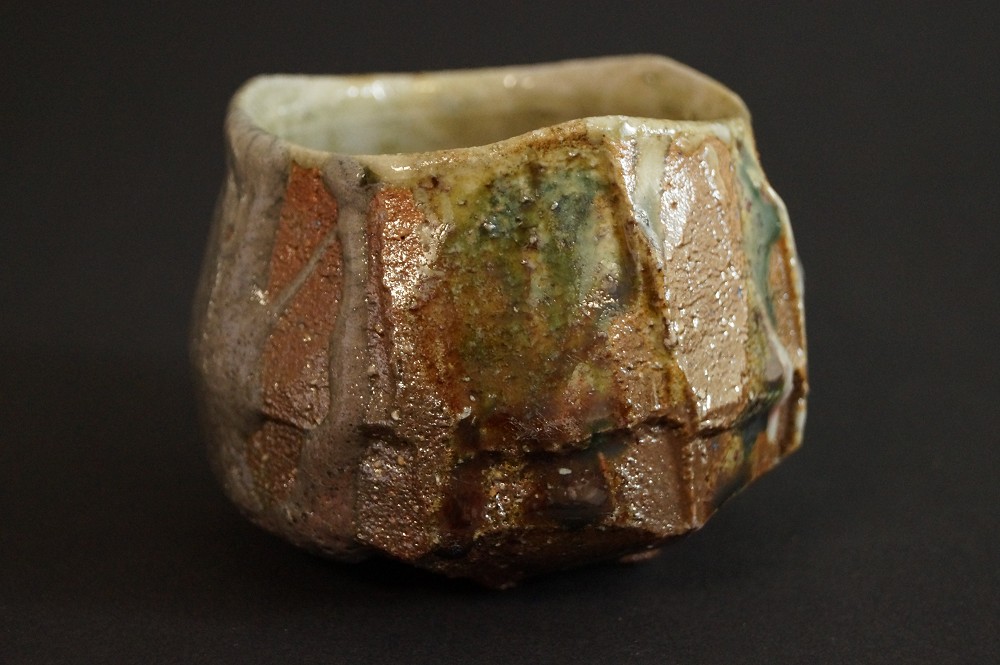 Tanba Chawan by Tsuyoshi Uenaka Frontal View
