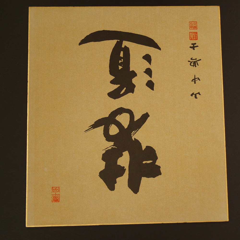 Shikishi Kalligrafie Mode Gesamtmotiv