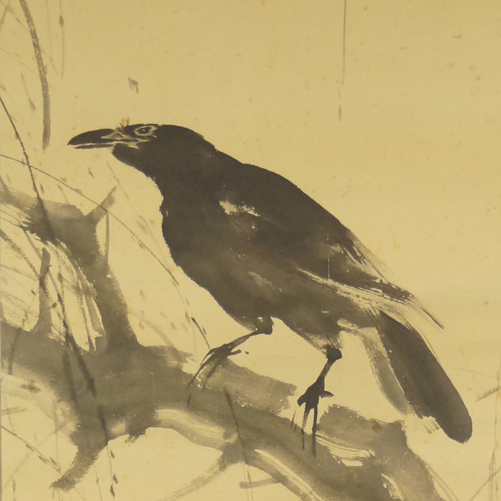 Crow by Ishirei Okada Motif Close-Up Preview