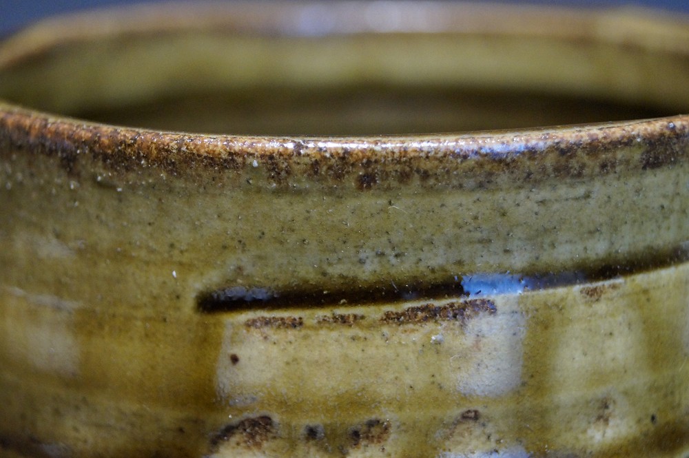 Tea Bowl Chawan Seto by Kazufumi Wada Glaze Close-Up