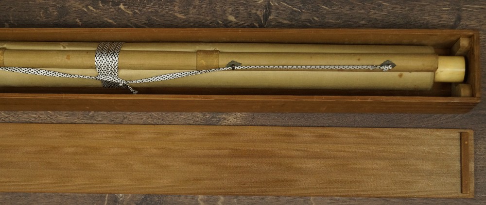 Fuji-san von Kano Ryusetsu Kakemono in Aufbewahrungsbox