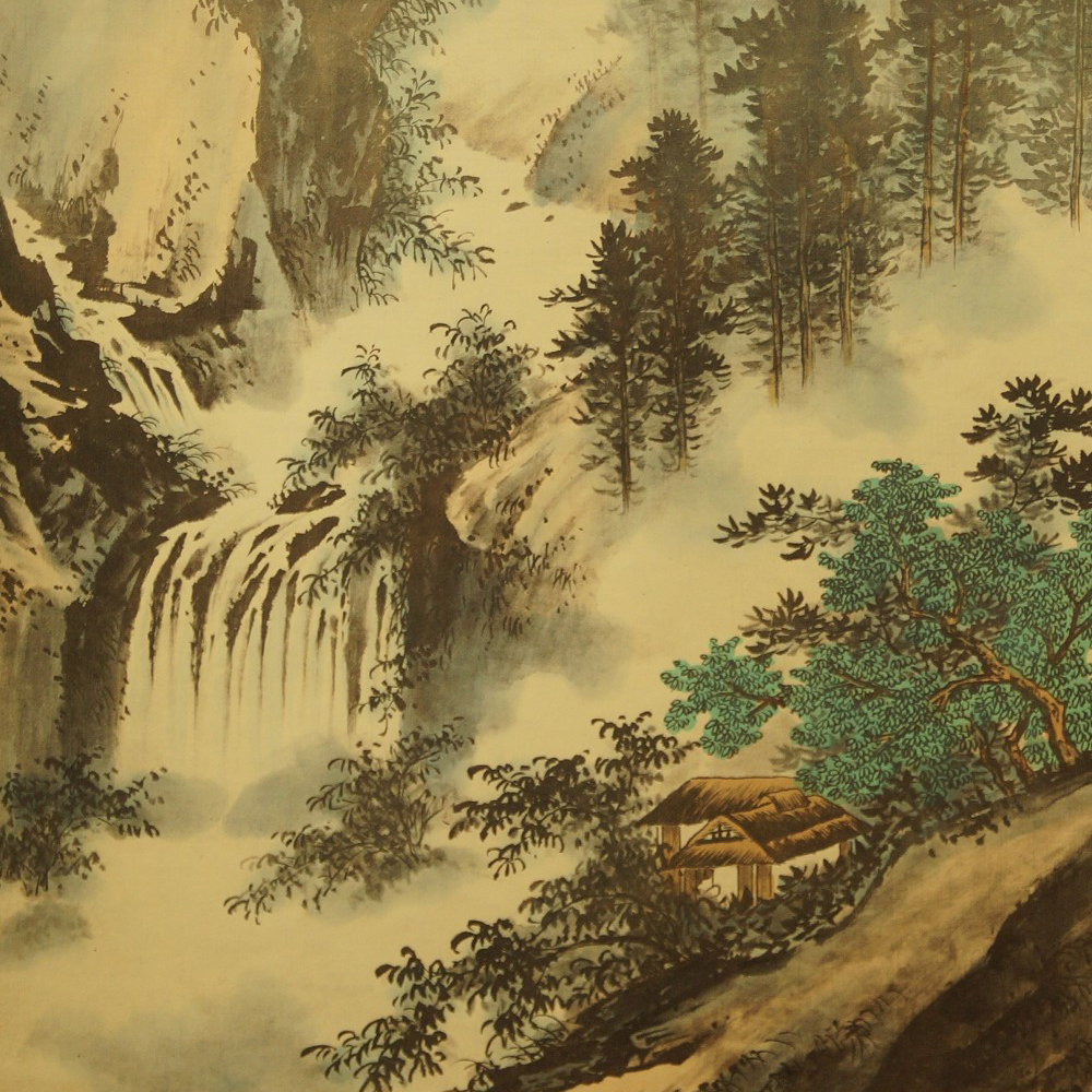 Landschafts Kakemono Motiv Nahaufnahme Vorschau