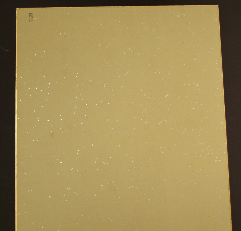 Shikishi Kalligrafie Leerheit Rueckseite