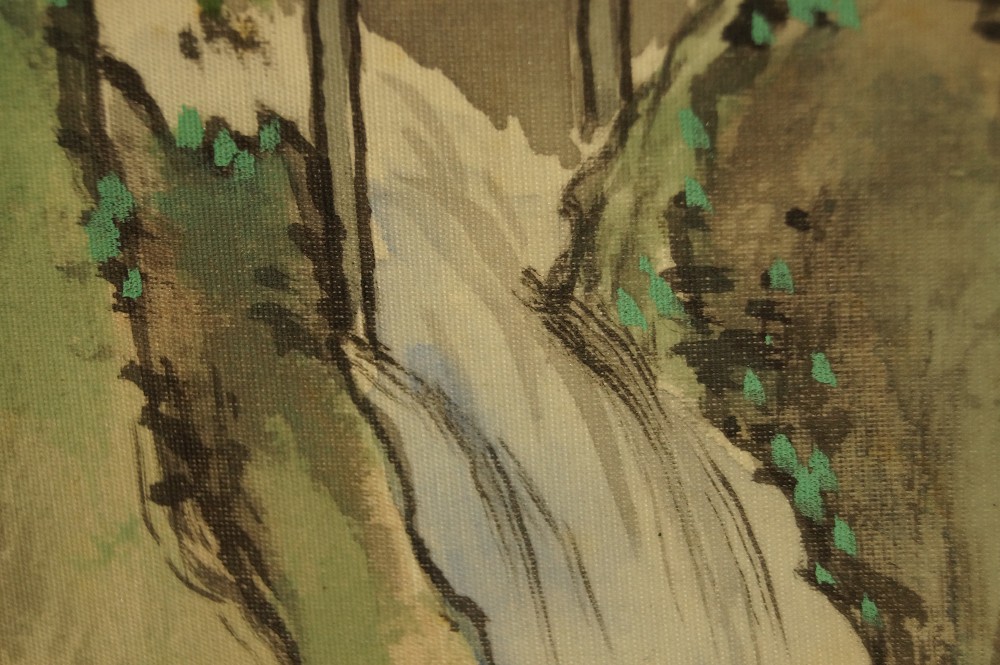 Landschafts Kakemono Landschaft Nahaufnahme 3