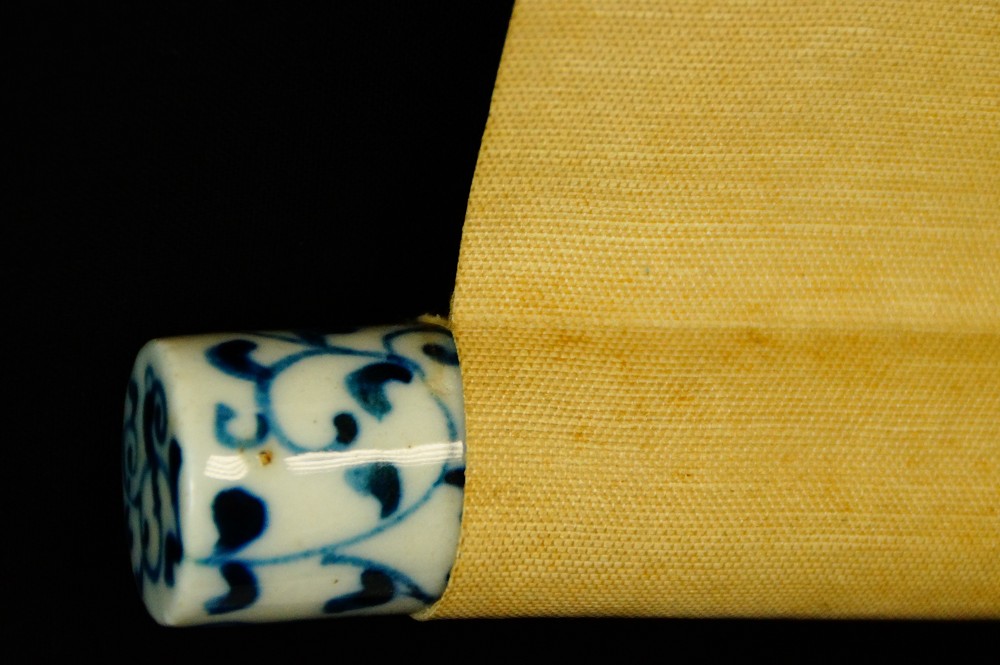 Bird in Winter Kakemono by Ito Keisui Scroll Detail