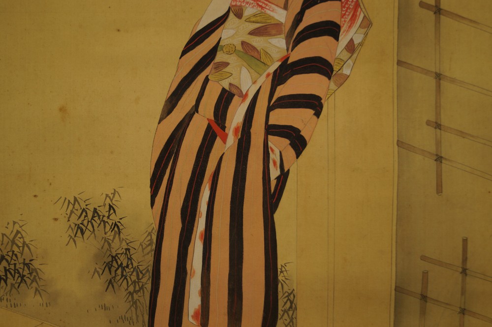 Beauty in kimono by Chigusa Kitani kimono close-up