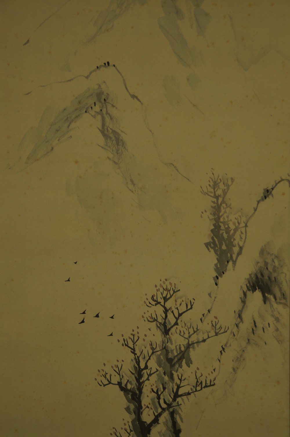 Winterliche Berglandschaft von Keisui Voegel-Motiv Nahaufnahme