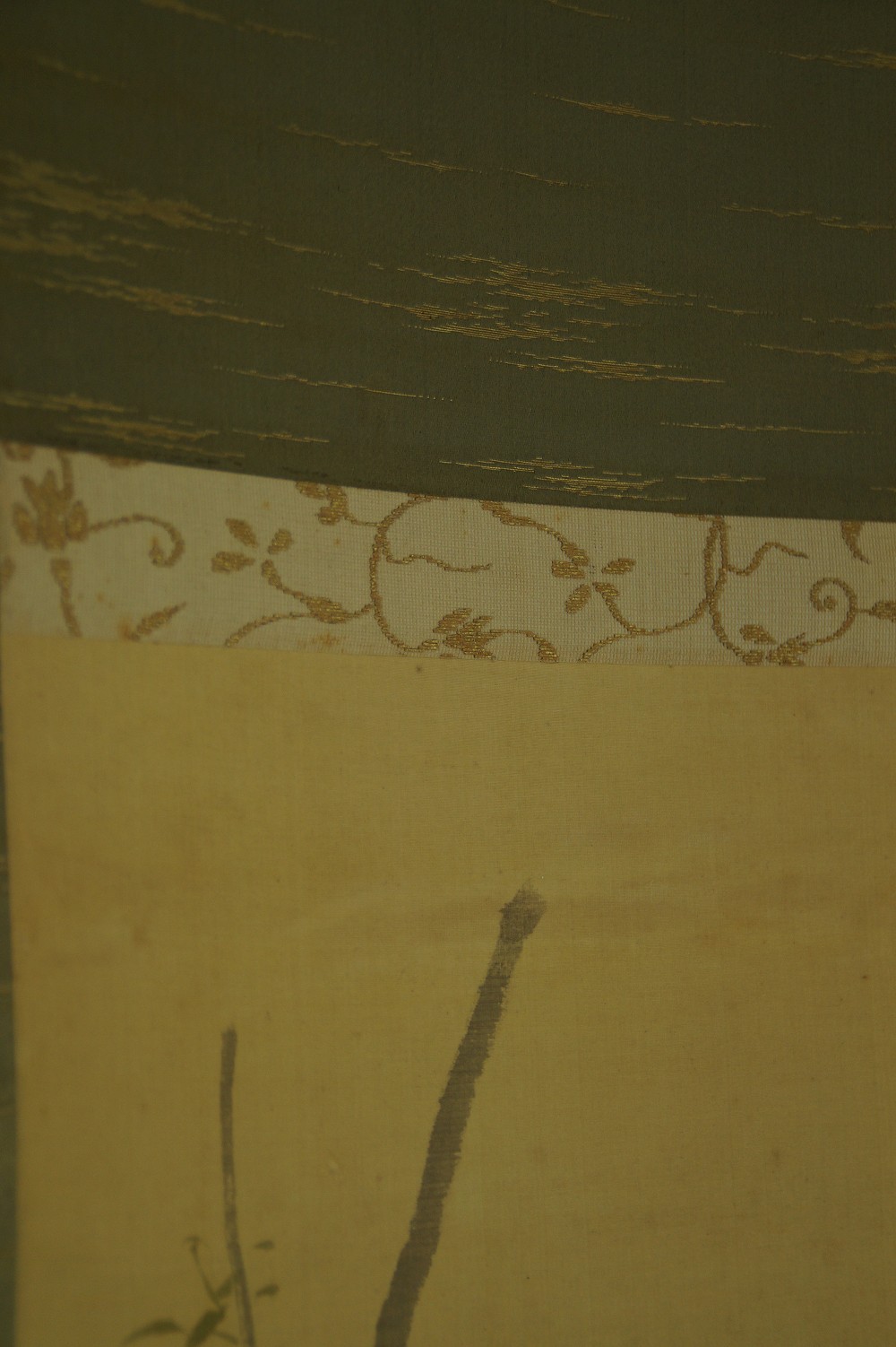 Bird on a Willow Branch by Kijika Sakuradani Mounting Detail