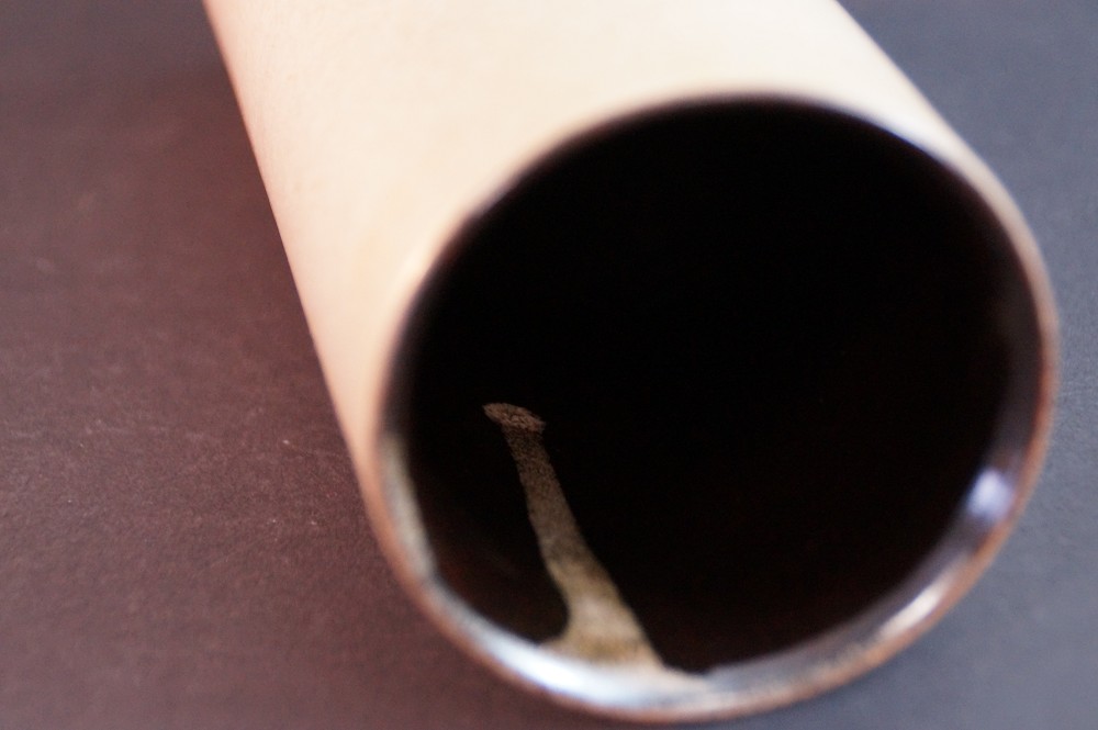 Vase by Seitoku Kawai Interior View Close-Up