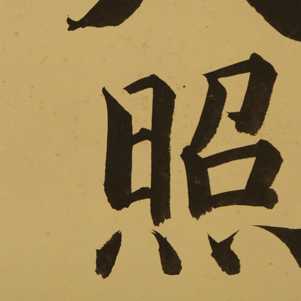 Kalligrafie Kakemono Motiv Nahaufnahme Vorschau