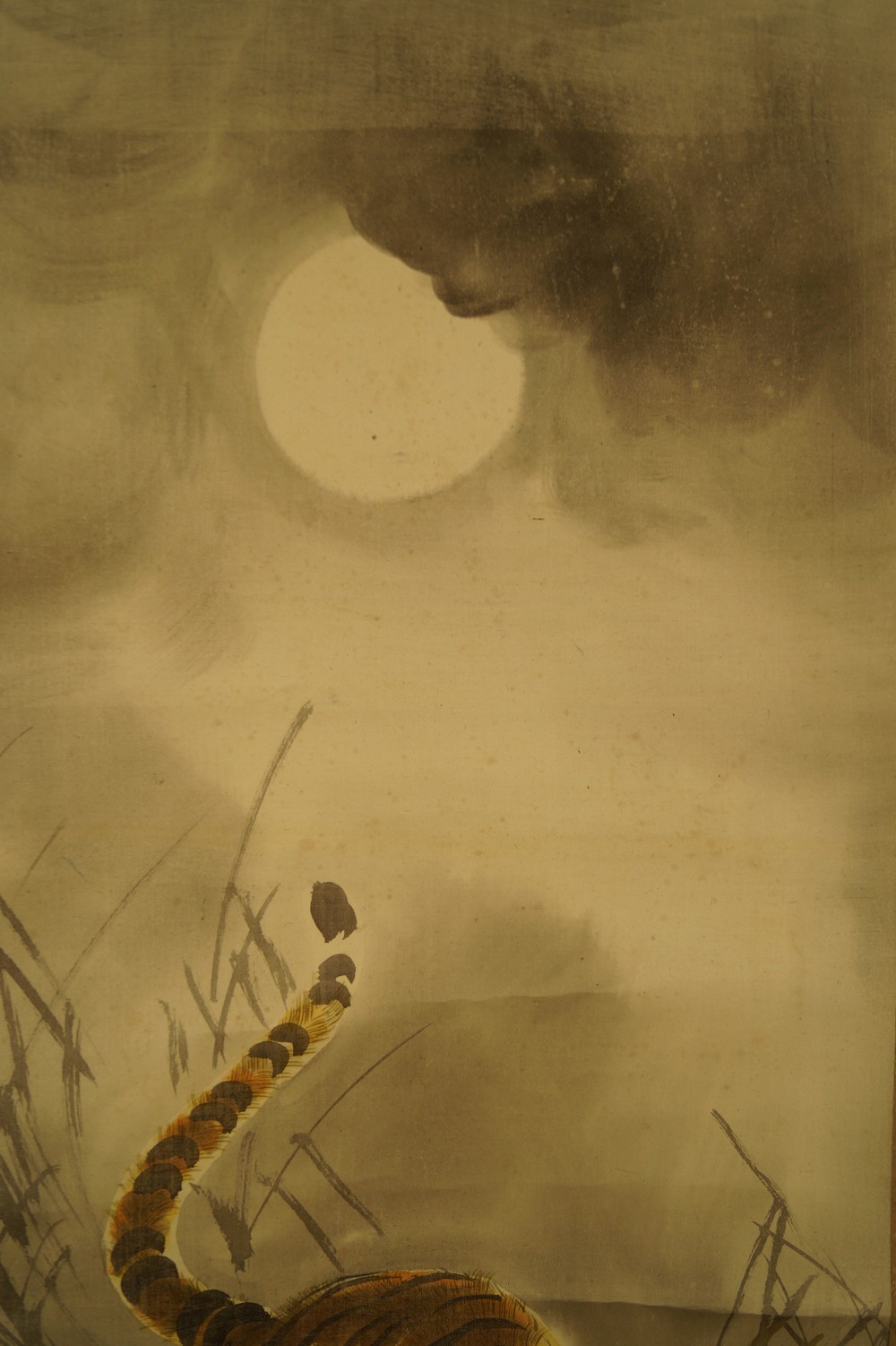 Tiger Kakemono Moon Motif Close-Up 1