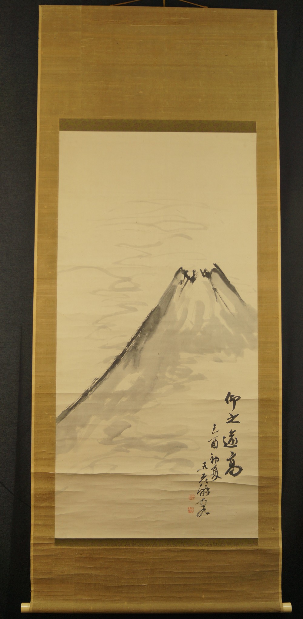 Berg Fuji - Japanisches Rollbild (Kakejiku, Kakemono)