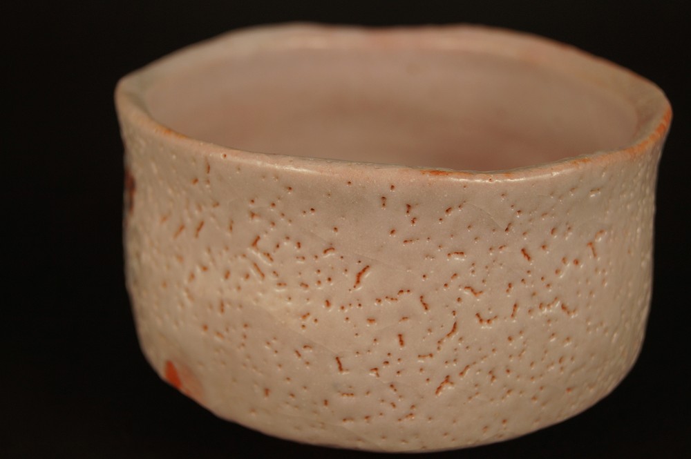 Shino Tea Bowl Profile Side View 2